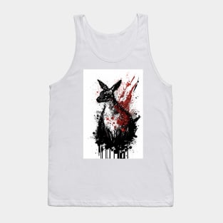 Kangaroo Ink Painting Tank Top